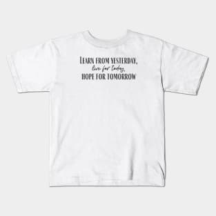 Hope For Tomorrow Kids T-Shirt